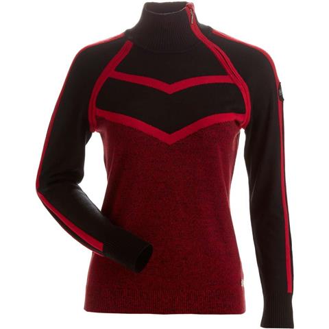 fw2324_nils_womenslillyhammersweater_redblackheathered