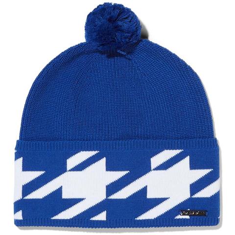 fw2324_spyder_womenshoundstoothhat_electricblue