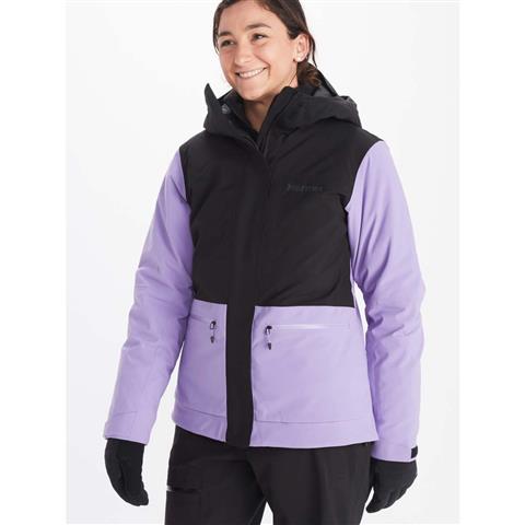 fw23_marmot_womensrefugejacket_blackpaisleypurple_1