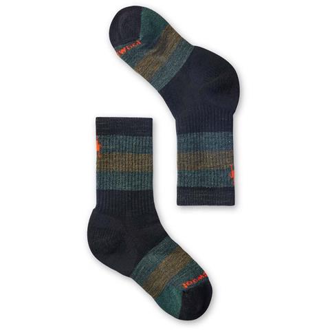 fw23_smartwool_youthhikefullcushionstripedcrewsocks_blackmilitaryolive