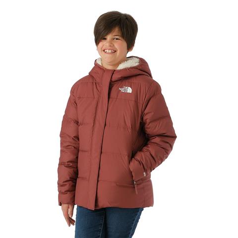 fw23_tnf_girlsnorthdownfleecelinedparka_wildginger_model1
