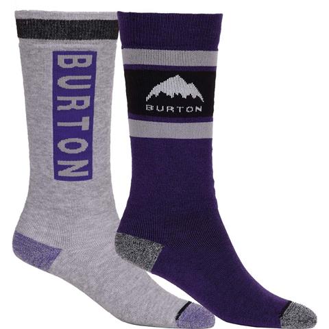 fw2526_burton_kidsweekendmidweightsocks2pack_imperialpurple