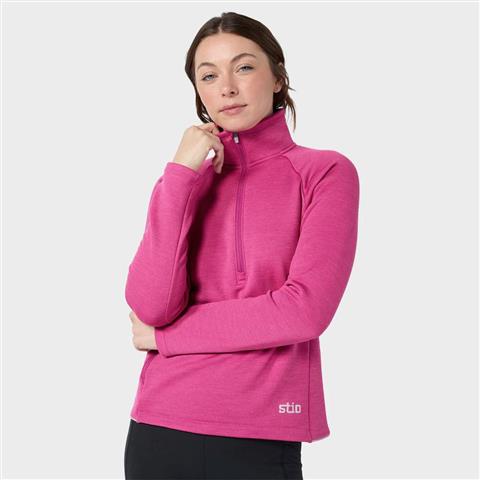 fw27_stio_womensglidepowerstretchhalfzip_boldbloomheather_1